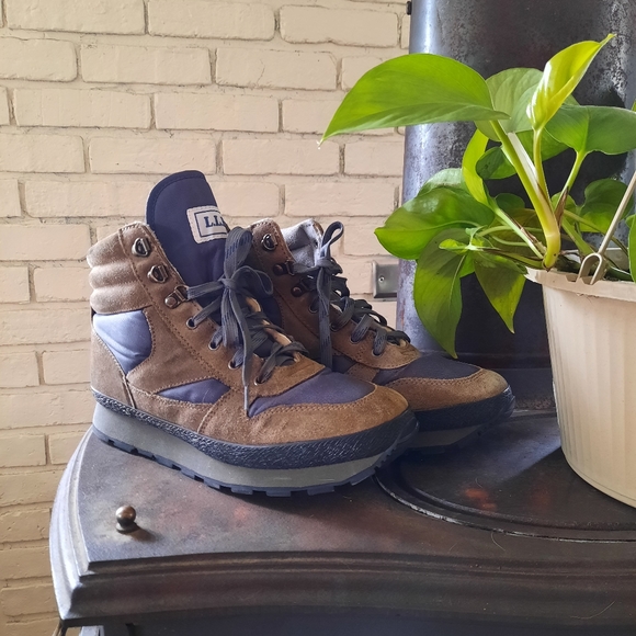 Llbean Vintage Thinsulate Hiking Boots 